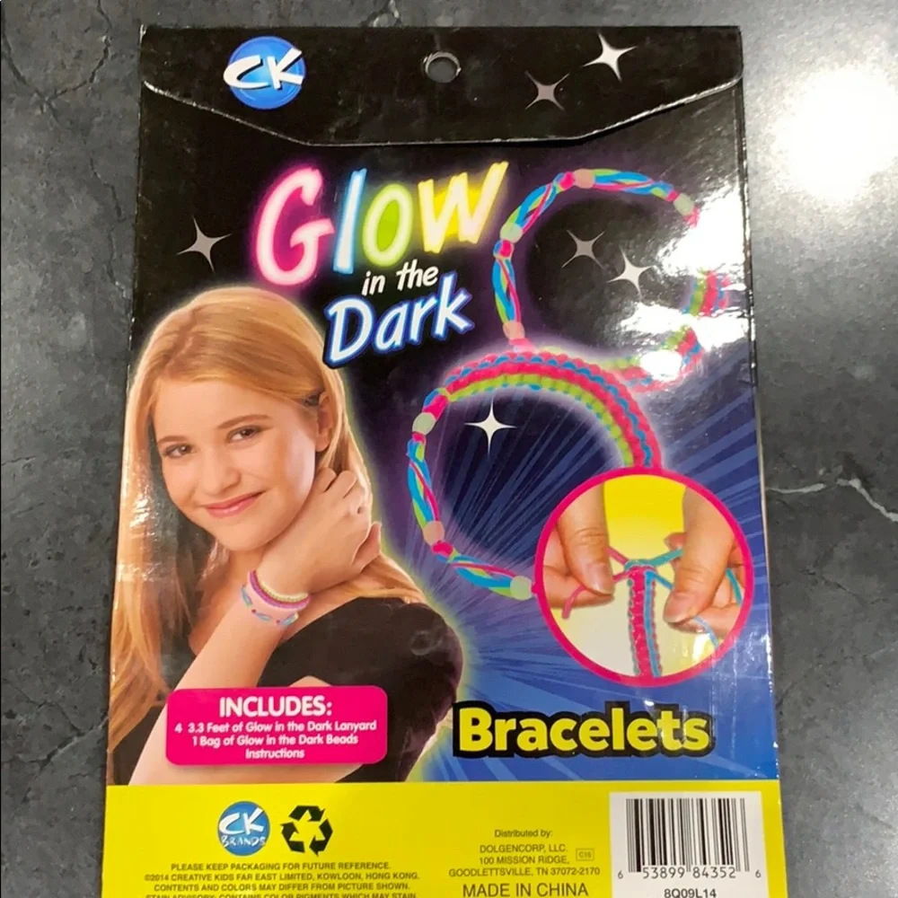 2/$8 or $5 each Glow in the Dark Bracelet